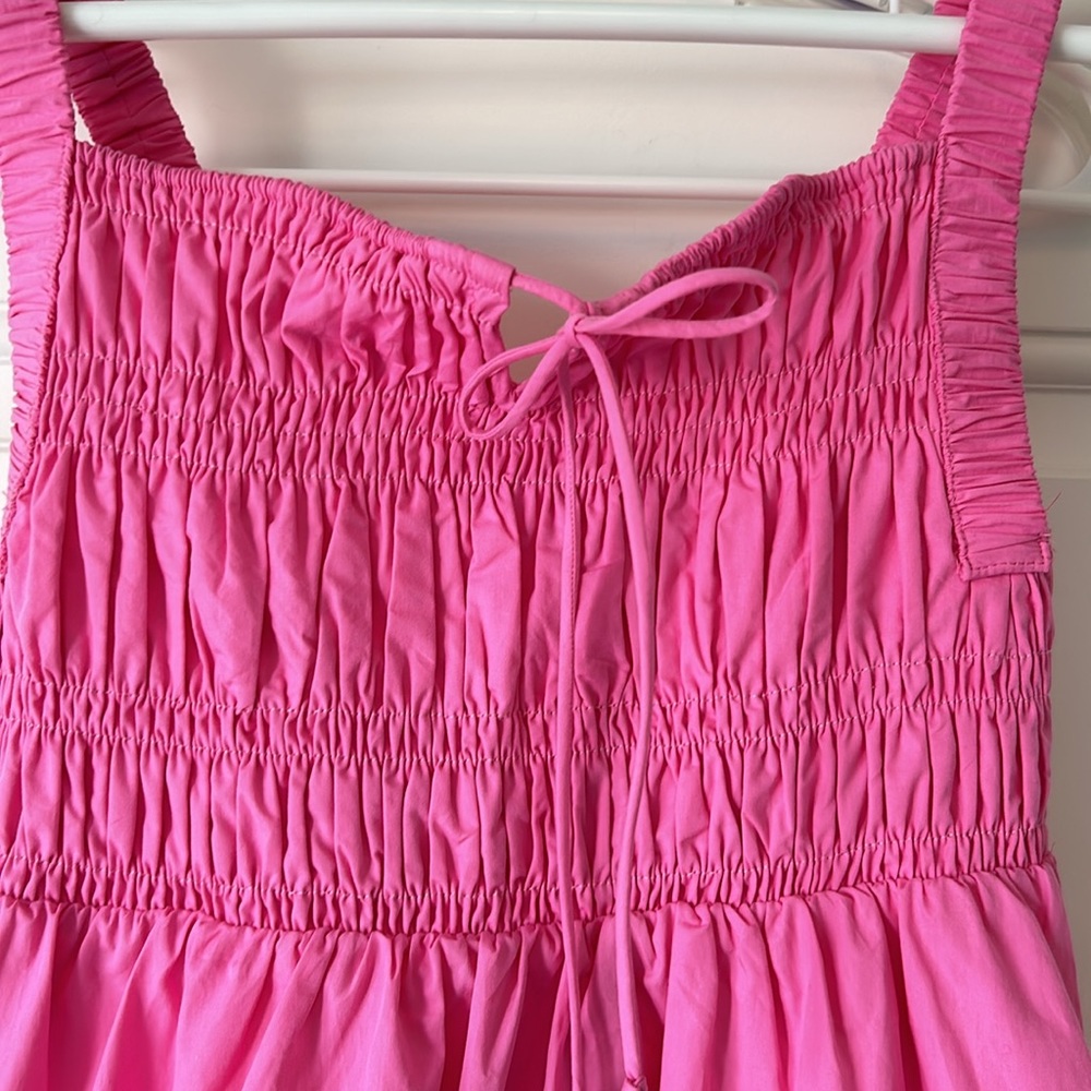 Bubble gum pink cotton dress!